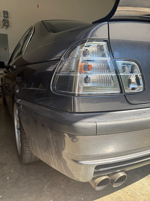 E46 Sedan Clear Tail Lights